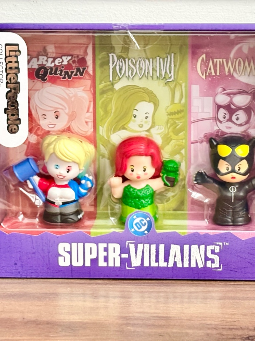 Fisher Price Little People Collector DC Super Villains Boxed Figure Set Toy NIB